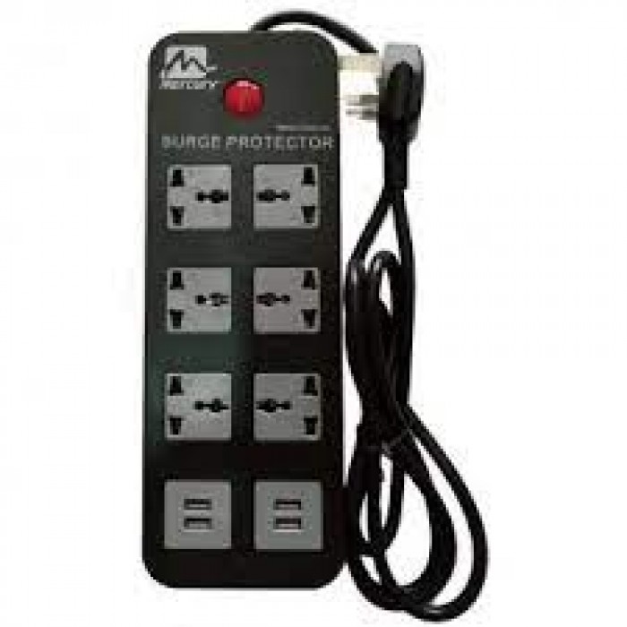 Mercury Surge Protector with 4 x USB charging port