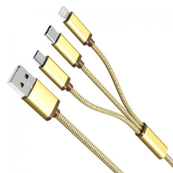 LDNIO 3 IN 1 Fast Cable