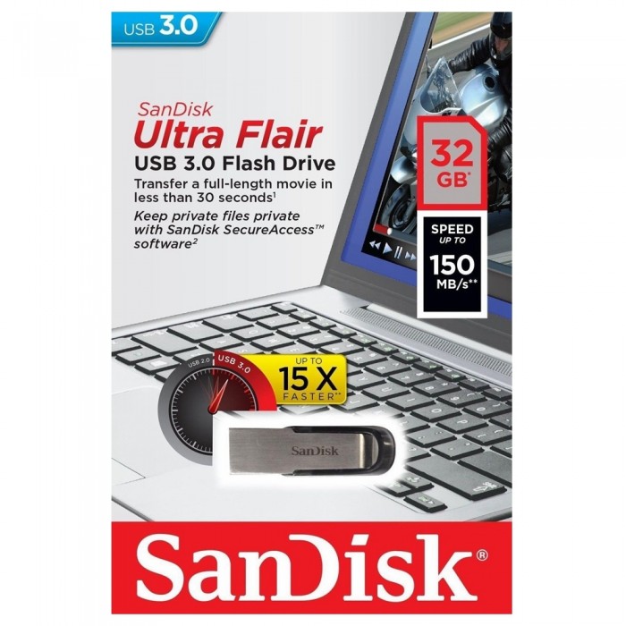 SanDisk 32GB Ultra Flair Flash Drive